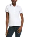 Brooks Brothers Scalloped Polo Shirt In White