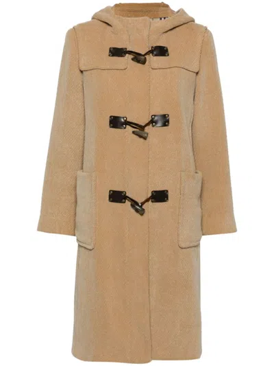 Pre-owned Burberry Duffel Coat In Neutrals