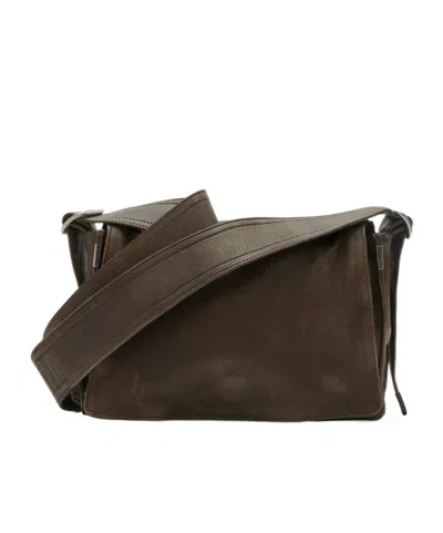 Burberry Trench Diagonal Backpack In Black