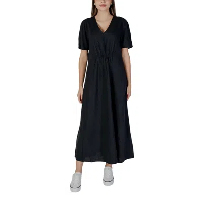 B.young Black Linen Dress