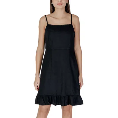B.young Black Linen Dress