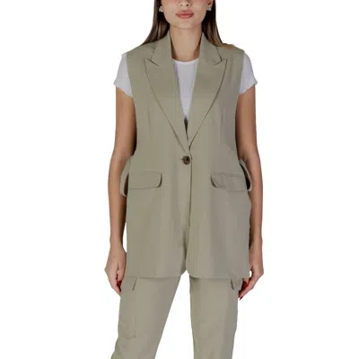 B.young Green Polyester Vest