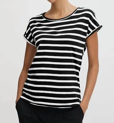 B.young Pamila Top Shirt In Off White Mix In Multi