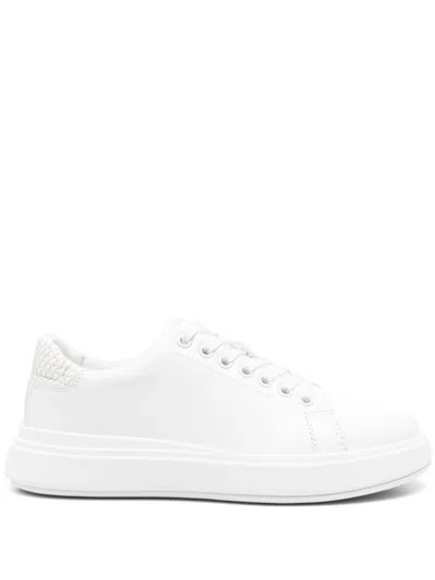 Calvin Klein Cupsole Sneakers In 白色