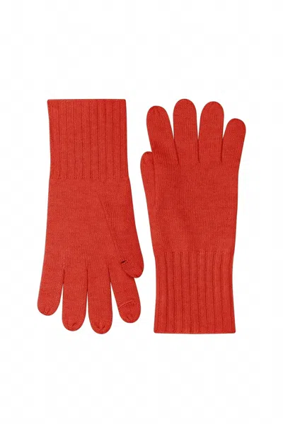 Carolina Amato Clara Hold It Texting Glove In Red