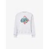 CASABLANCA MENS CASABLANCA CASA WAY CREW-NECK RELAXED-FIT COTTON-JERSEY SWEATSHIRT