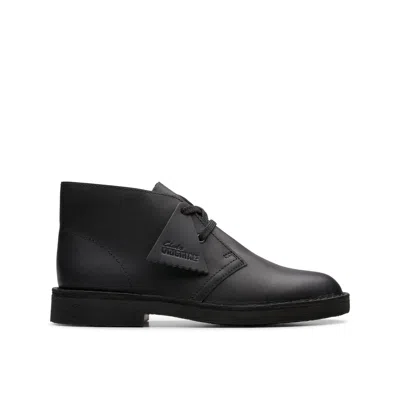 Clarks Kids Leather Desert Boots In Multi