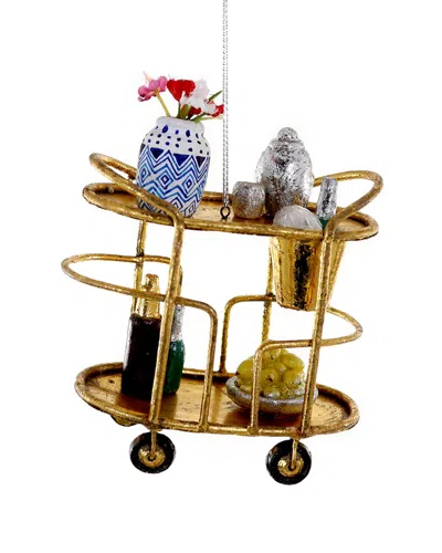 Cody Foster & Co. Glam Bar Cart Ornament In Multicolor