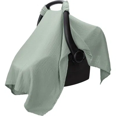 Comfy Cubs Muslin Cotton Baby Car Seat Cover In Fern