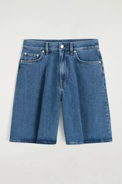 Cos Wide-leg Denim Shorts