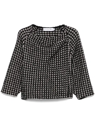 Pre-owned Dior 2010s Cropped Jacket In Black
