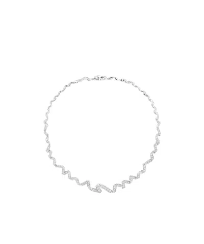 Dior Couture  Logo Necklace In White