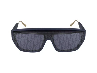 Dior Eyewear Club M7u Mask Frame Sunglasses In Multicolor