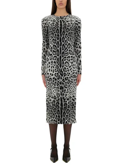 DOLCE & GABBANA CHARMEUSE SHEATH LONGUETTE DRESS