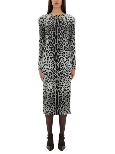 DOLCE & GABBANA DOLCE & GABBANA CHARMEUSE SHEATH LONGUETTE DRESS