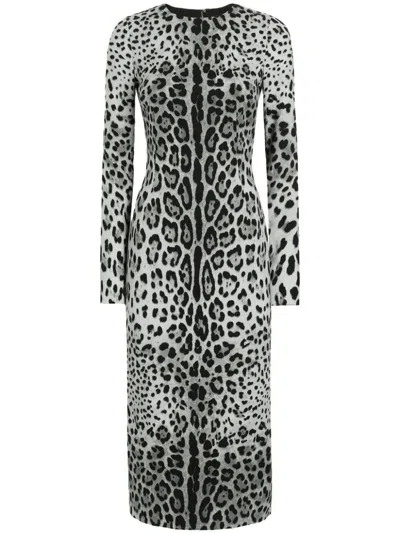 DOLCE & GABBANA DOLCE & GABBANA CHARMEUSE SHEATH LONGUETTE DRESS