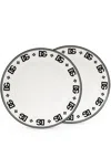 DOLCE & GABBANA PORCELAIN BREAD PLATES (SET OF TWO)