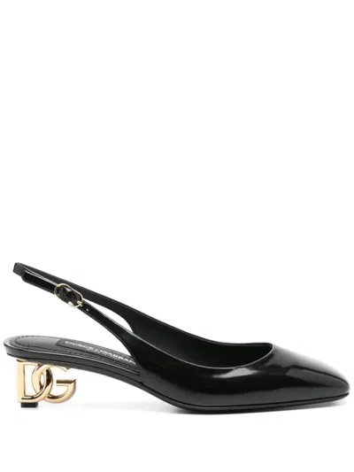 Dolce & Gabbana Pumps With 40mm Logo In Black