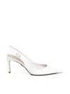 Dolce & Gabbana Slingback In Shiny Goatskin