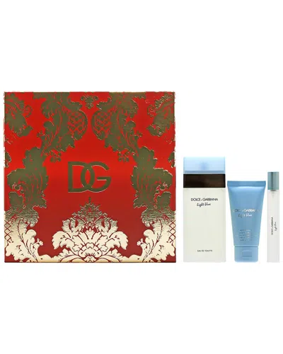 Dolce & Gabbana Women's Light Blue 3pc Set In White