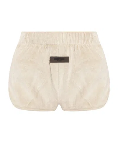 Essentials Elastic Waist Shorts In Nude