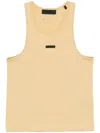 ESSENTIALS LOGO-APPLIQUÉ TANK TOP