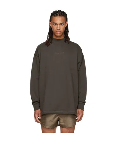 Essentials Logo-print Sweatshirt In Black