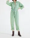 Etica Zeta Carpenter Jumpsuit In Cyclone Yellow