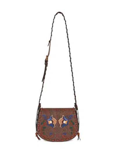 Etro Bags In Var. Multicolor F.do Bordeaux