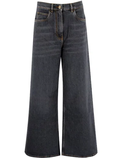 Etro Jeans In Grey