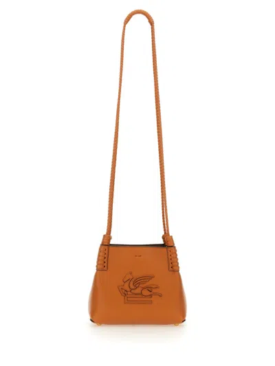 Etro Libra Arnica Mini Shopping Bag In Orange