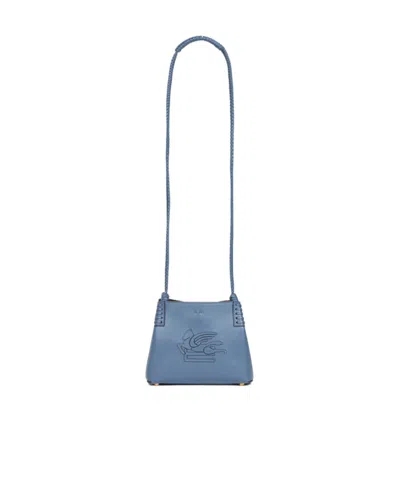 Etro Mini Libra Shoulder Bag In Blue