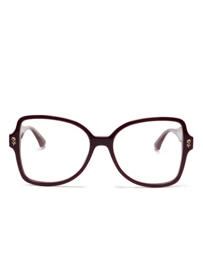 Etro Oversize-frame Glasses In Red