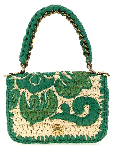 Etro Green Bond Small Crossbody Bag