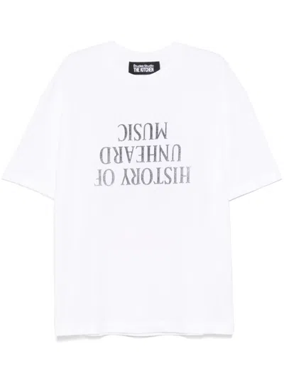 Etudes Studio X The Kitchen Relax History T-shirt In White