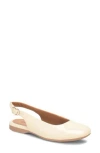 Eurosoft Kelsa Slingback Flat In Beige