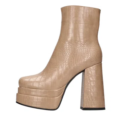 Exe' Exe Boots Beige In Beige Chari