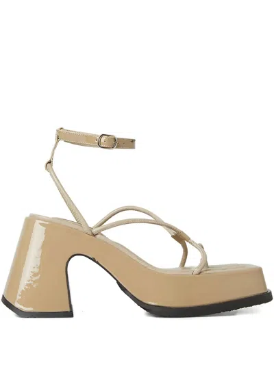 Eytys Leather Sandals In Neutrals