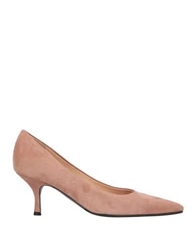 Fabrica Veneta Woman Pumps Blush Size 6 Leather In Pink