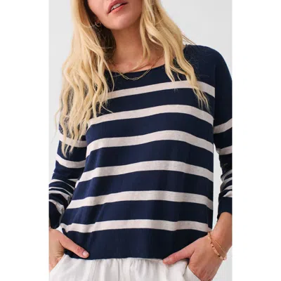 Faherty Golden Hour Pullover Sweater In Blue