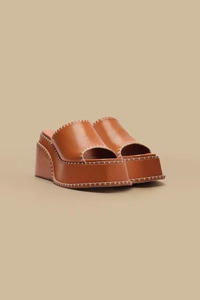 Farm Rio Active Camel Wedge Mule Sandal
