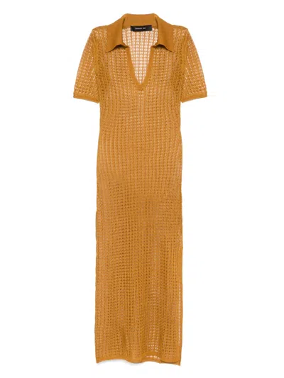 Federica Tosi Open-knit Maxi Dress