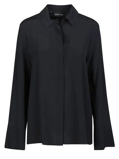 Federica Tosi Long Sleeves Shirt In Black