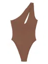 Federica Tosi One-shoulder Swimsuit Knot Detail