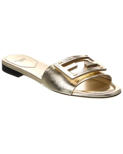 Fendi Baguette Leather Sandal