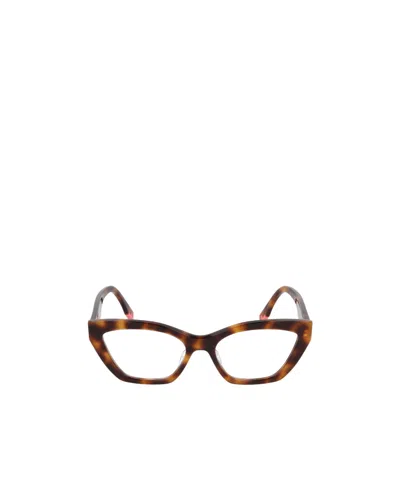 Fendi Eyewear Cat-eye Glasses In Multicolor
