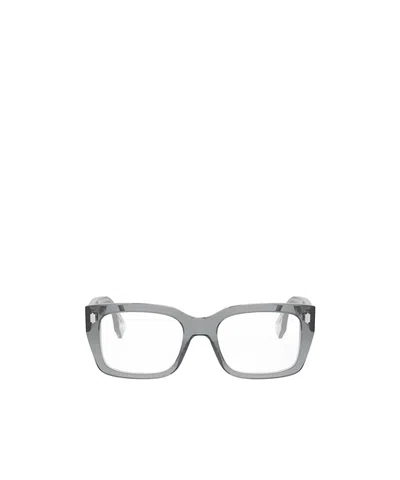 Fendi Eyewear Square Frame Glasses In White
