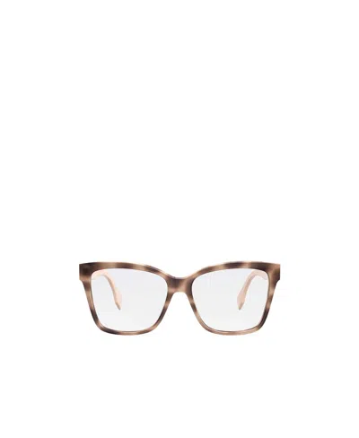 Fendi Eyewear Square Frame Glasses In White