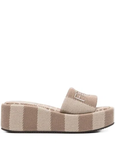 Fendi Sunshine Flatform Sandals