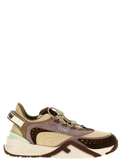 Fendi Flow Sneakers In Multicolor